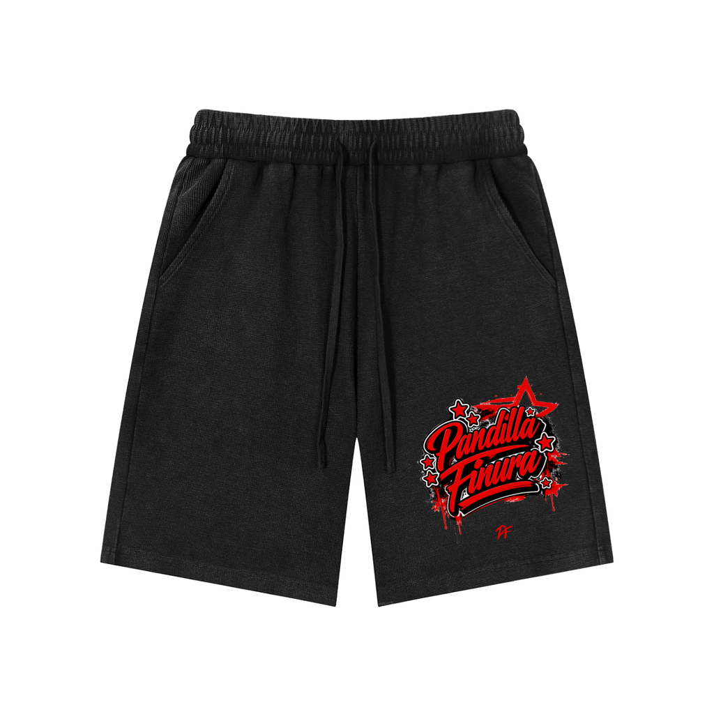 Mineral Wash Waffle Knit Shorts