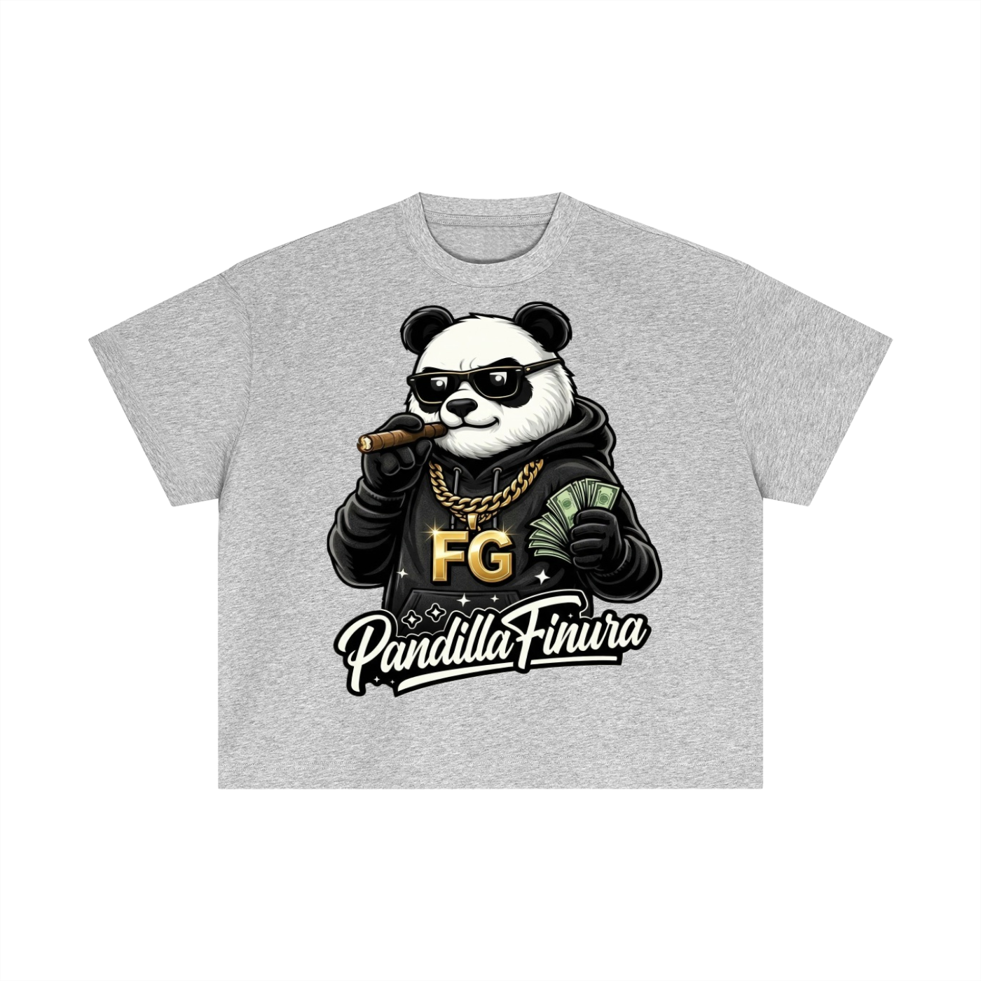 Panda Plug Fit-Boxy T-Shirt