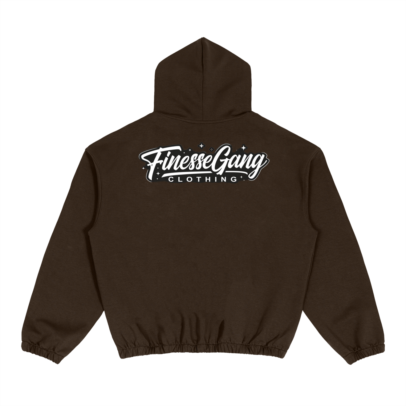 FG Finesse Gang-Boxy Cinched Hem Hoodie