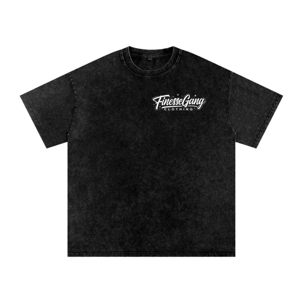 FG-Snow Washed Oversized Cotton T-Shirt