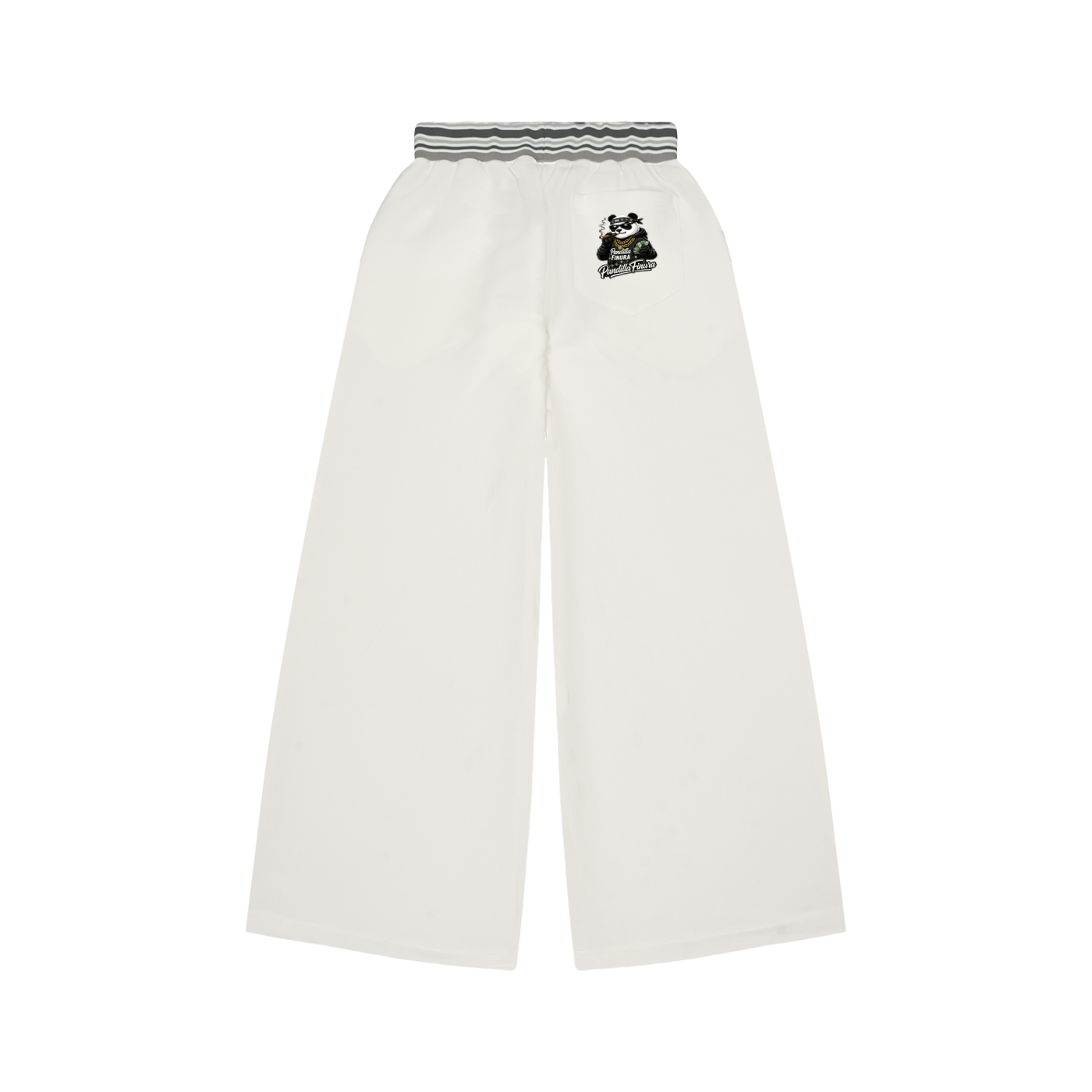 Pandilla Finura-Varsity Striped Waist Wide Leg Pants