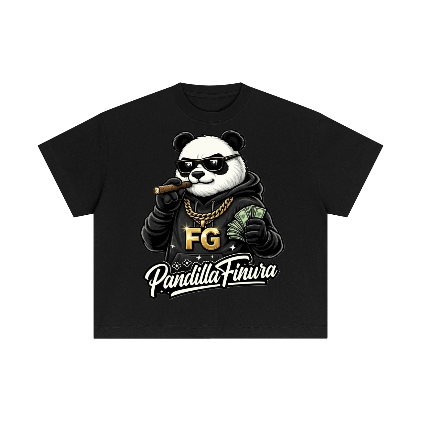 Panda Plug Fit-Boxy T-Shirt