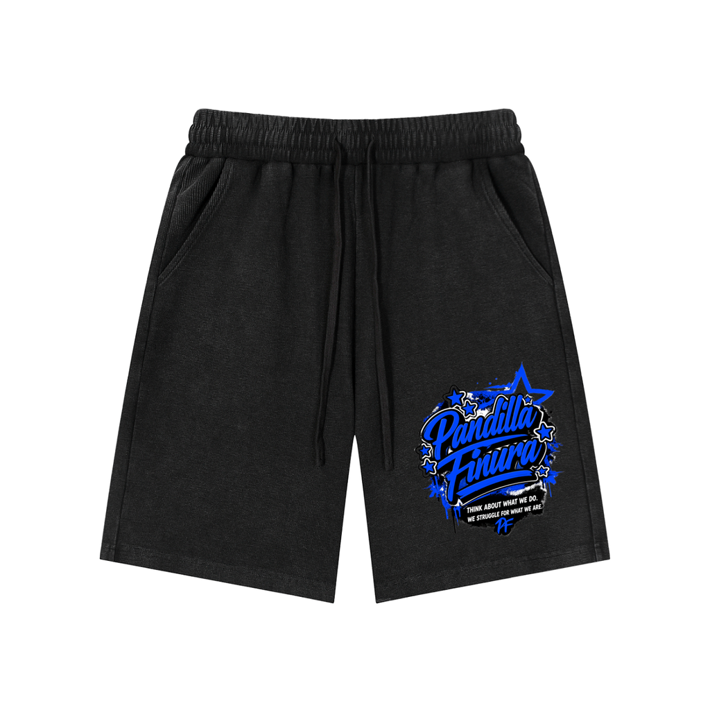 Mineral Wash Waffle Knit Shorts