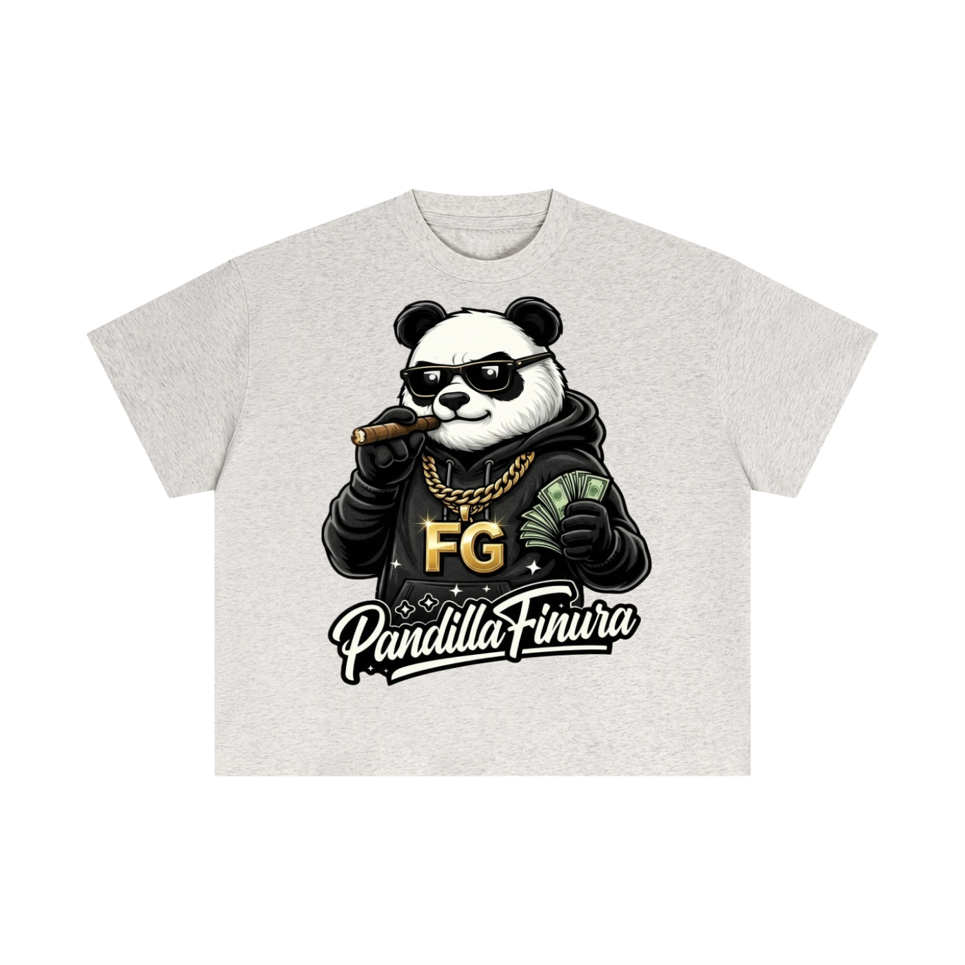 Panda Plug Fit-Boxy T-Shirt