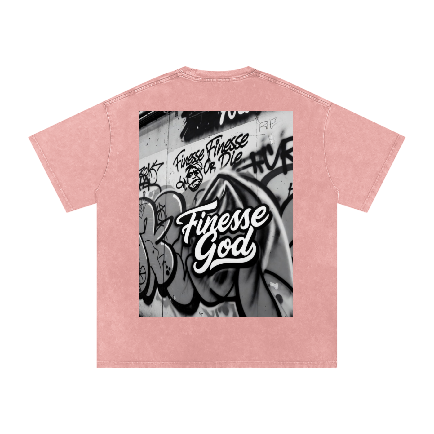 FG-Snow Washed Oversized Cotton T-Shirt