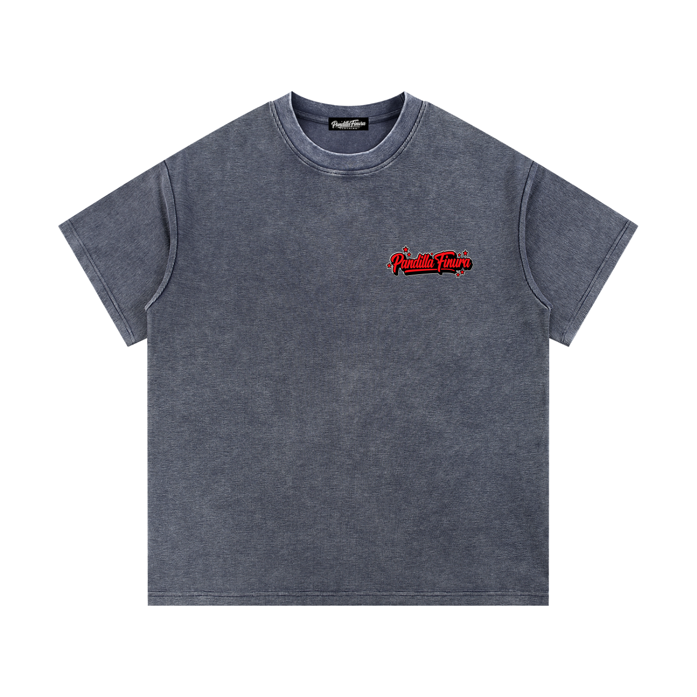 Mineral Wash Waffle Knit T-Shirt