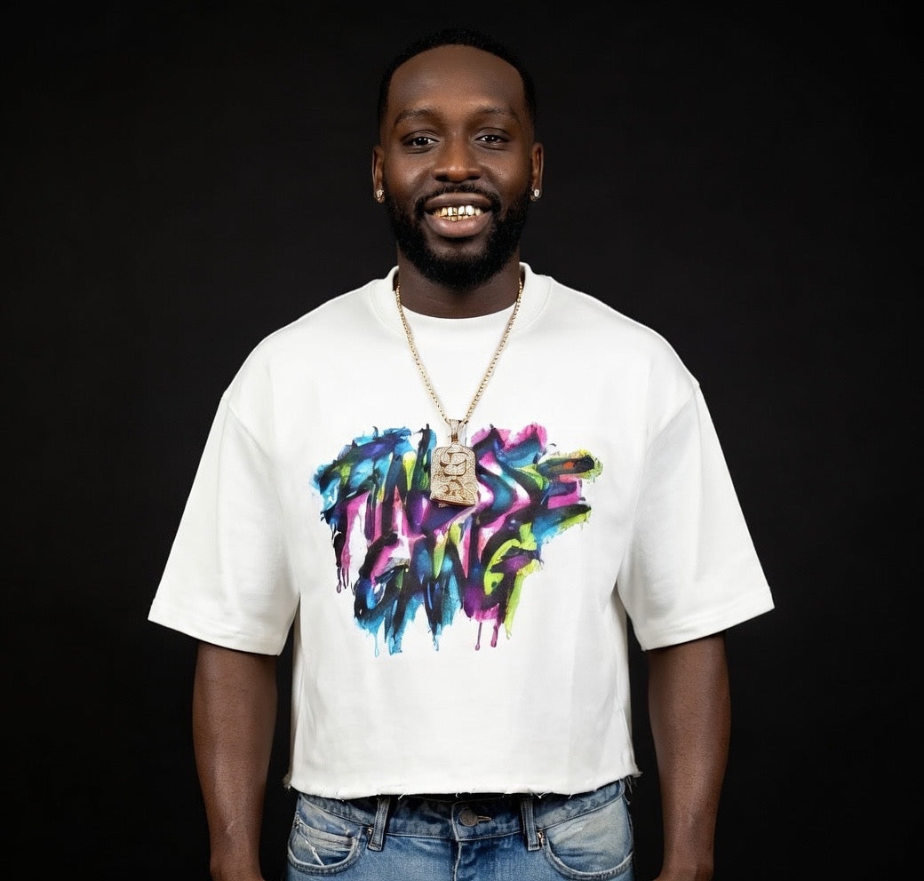 FG-Vintage Wash Boxy Distressed Hem T-Shirt