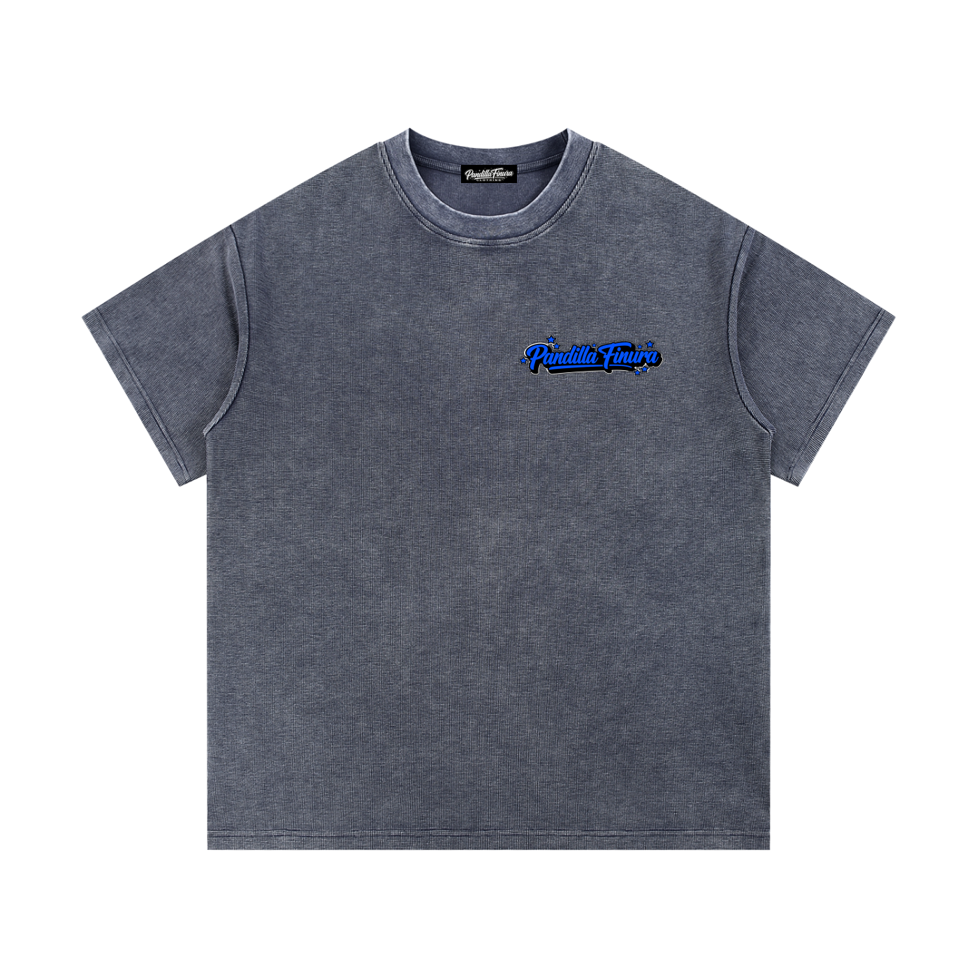 Mineral Wash Waffle Knit T-Shirt