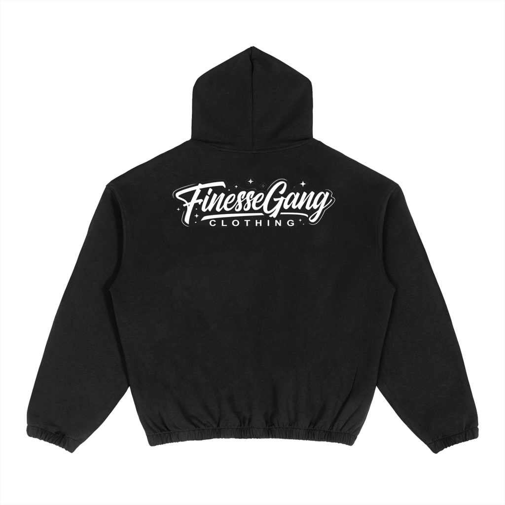 FG Finesse Gang-Boxy Cinched Hem Hoodie