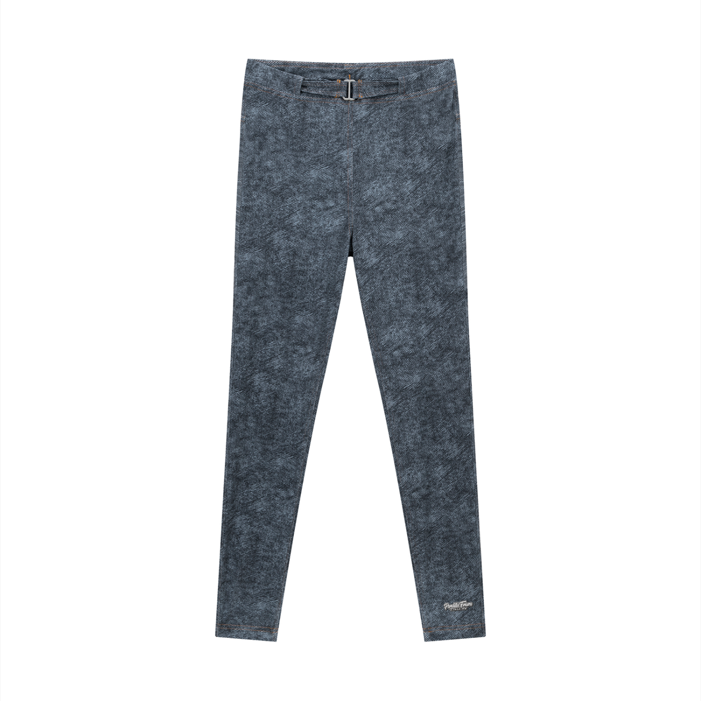 Women's Faux Denim Zip-Fly Leggings