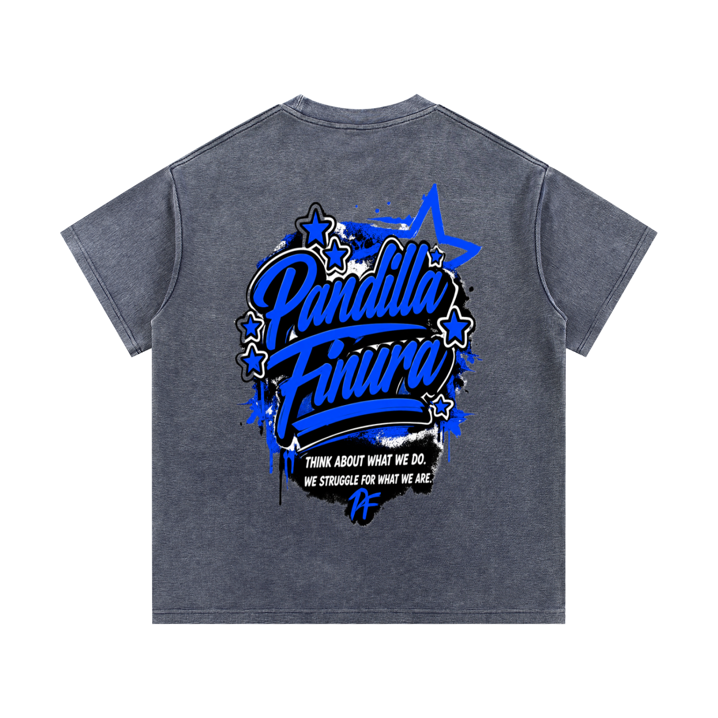 Mineral Wash Waffle Knit T-Shirt