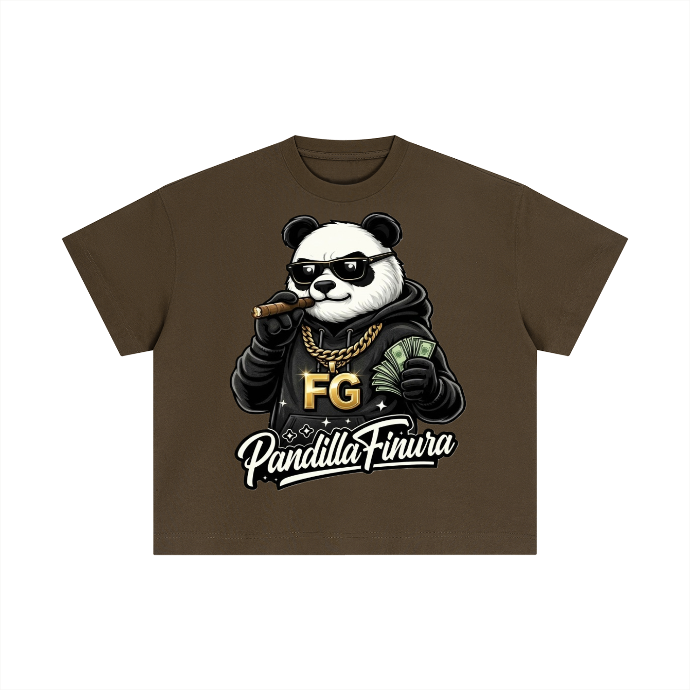 Panda Plug Fit-Boxy T-Shirt